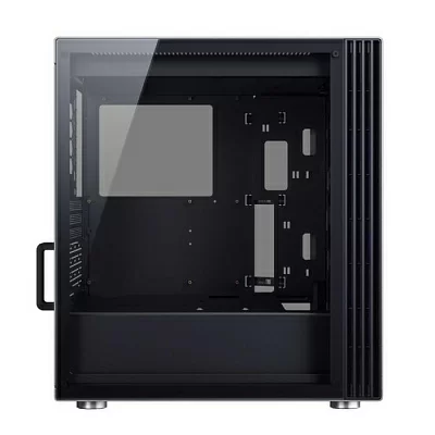 Корпус JONSBO U6 Silver без БП, боковые панели из закаленного стекла, mini-ITX, micro-ATX, ATX серебристый