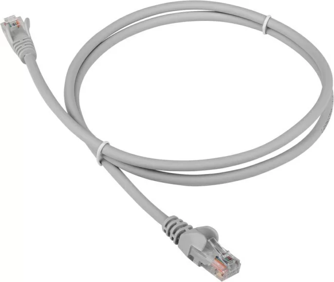 Патч-корд Lanmaster LAN-PC45/U5E-1.5-GY UTP RJ-45 вил.-вилка RJ-45 кат.5E 1.5м серый LSZH (уп.:1шт)