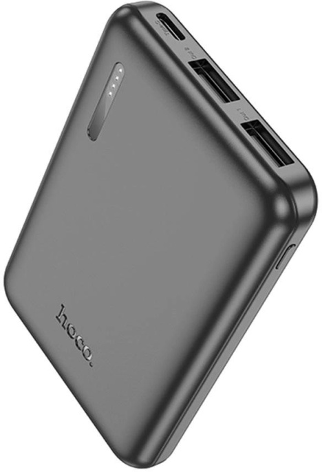 Мобильный аккумулятор Hoco J115 5000mAh 18.5W 2A 2xUSB-A черный 28547231