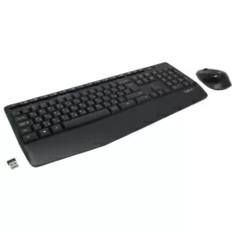 920-008534 Logitech Клавиатура + мышь MK345 оригинальная заводская гравировка RU/LAT