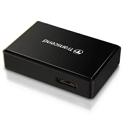 Считыватель карты памяти Transcend USB 3.0 Transcend All-in-1 Multi Card Reader, Black [TS-RDF8K2]