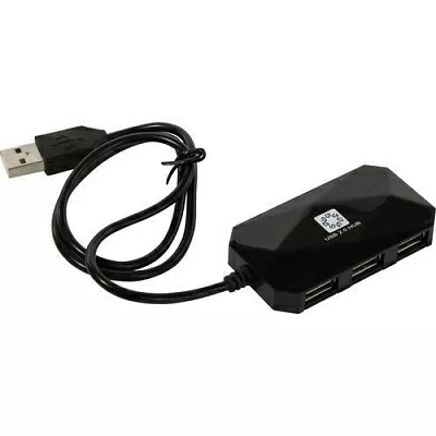 Разветвитель 5bites HB24-207BK 4-port USB2.0 Hub