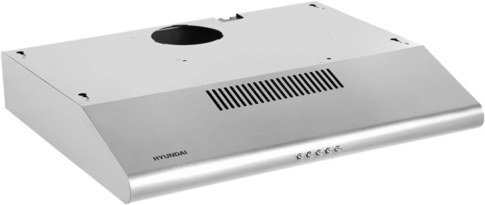 Вытяжка козырьковая Hyundai HFH 6130 IX нержавеющая сталь управление: кнопочное 1 мотор
