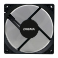 Вентилятор для корпуса Digma DFAN-90 90х90x25 черный 3-pin 4-pin Molex 23дБ Ret