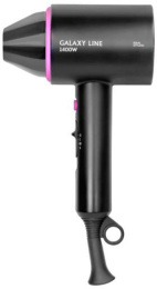 Фен GALAXY LINE GL 4346, 1400Вт, черный