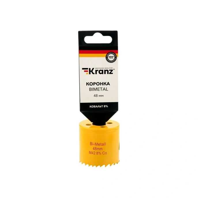 Коронка биметаллическая 48 мм KRANZ KR-92-0224
