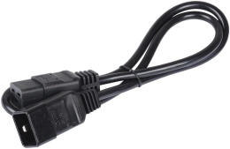 Шнур питания ITK PC-C19C20-1M C19-C20 проводник.:3x1.5мм2 1м 230В 16А черный