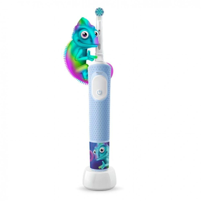 Электрическая зубная щетка Oral-B Vitality Pro Kids, насадки для щётки: 1 шт, цвет: голубой [80836019]
