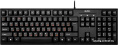 Клавиатура Sven KB-S300 black (USB) (SV-0157560) (проводная, USB, 104 кл., влагоустойчивая конструкция, комфортный, тихий и четкий ход клавиш)