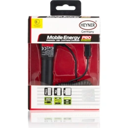 Зарядное устройство от прикуривателя Heyner для iPhone 4/5; iPad; iPod; iPod +USB 12/24 В 511710