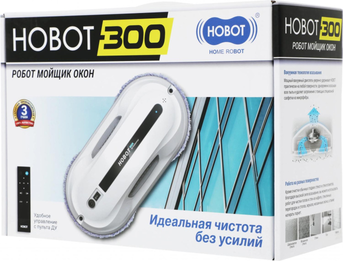 Мойщик окон Hobot HOBOT-300 пит.:от сети белый