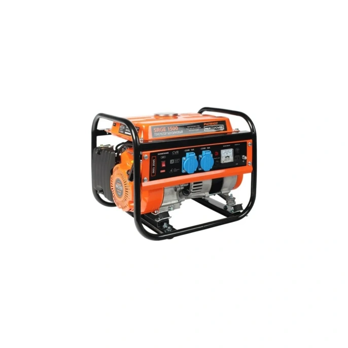 Бензиновый генератор Patriot Max Power SRGE 1500, 220/12 В, 1.2кВт [474103125]