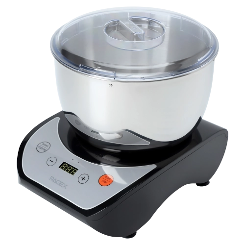Тестомесильная машина RAGEX R2001, 5 л., 550 Вт, цвет: 000 (черная)