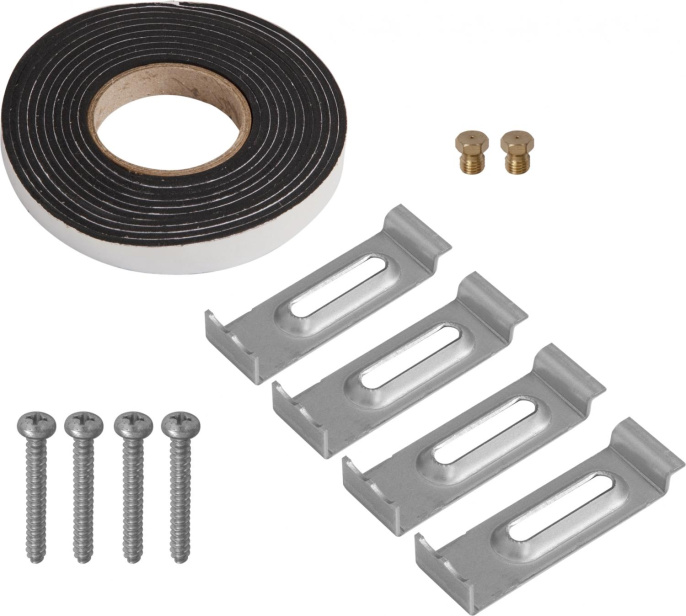 Газовая варочная панель MEFERI Glass Light MGH302,  2 конфорки,  закаленное стекло,  черный