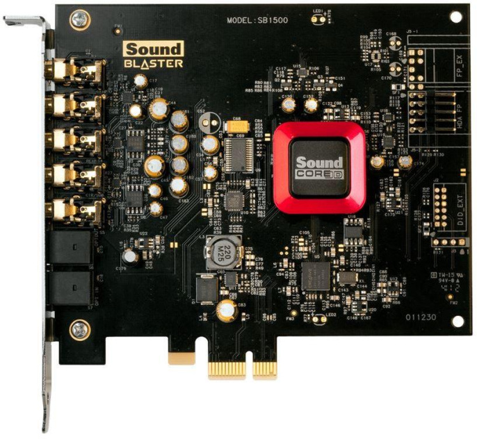 Звуковая карта PCI-E Creative Sound Blaster Z SE,  5.1, Ret [70sb150000004]