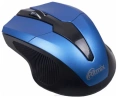 Беспроводная компьютерная мышь RITMIX RMW-560-BLACK-BLUE полноразмерная мышь, беспроводная радио, сенсор оптический 1000 dpi, 3 кнопки, колесо с нажатием, цвет черный/синий