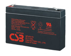 Аккумуляторная батарея CSB GP-672 6V, 7,2Ah клеммы F1