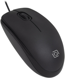 Мышь проводная Oklick 195M for business, оптическая, USB, 1200dpi, черный [m218 black]