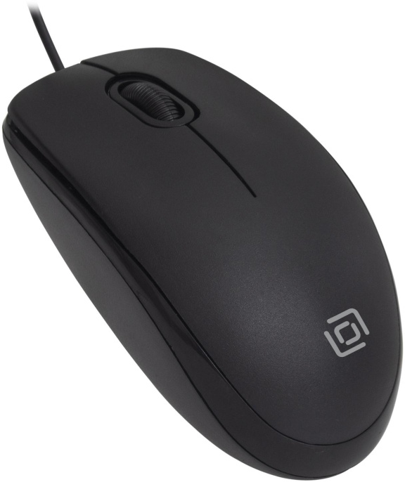 Мышь проводная Oklick 195M for business, оптическая, USB, 1200dpi, черный [m218 black]