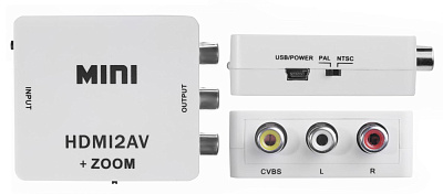 Greenconnect GL-v128 Конвертер HDMI - AV Greenline, PAL, NTSC, SECAM, 1080p + ZOOM