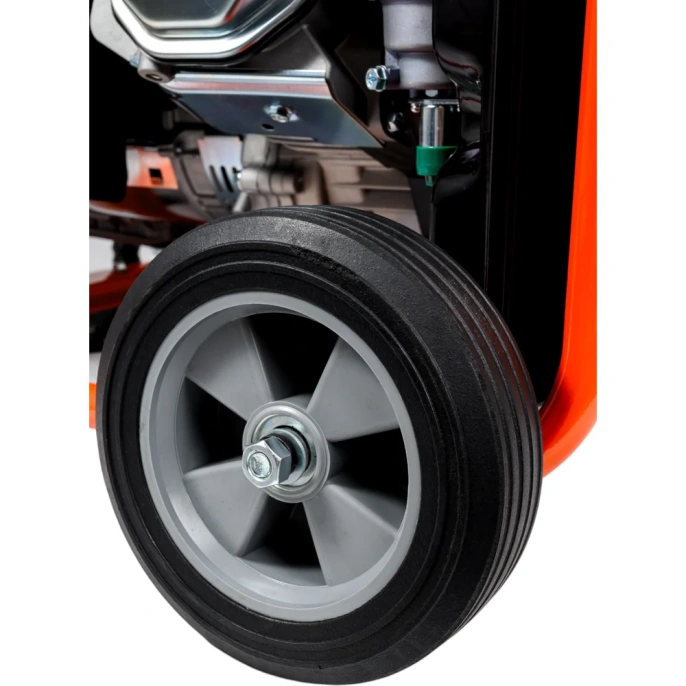 Бензиновый генератор Gigant 6,5 кВт; эл.стартер; ATS; колёса и ручки GGL-6500E