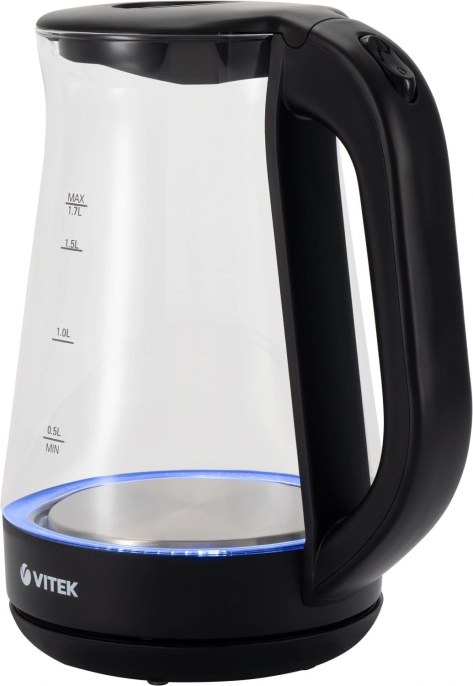 Чайник электрический Vitek VT-8803, 1.7л, стекло