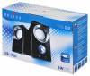 Колонки Оклик OK-116 2.0 черный 6Вт