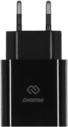 Сетевое зарядное устройство Digma DGW2C,  USB-C, 20Вт, 3A, черный [dgw2c0f010bk]