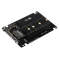 Переходник ExeGate EXE-527 (M.2 B key -> 2.5" SATA, для установки SSD M.2 в отсек 2.5") EX283708RUS