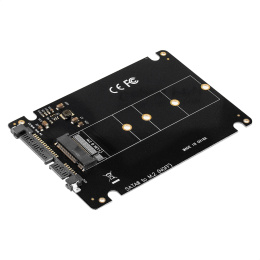 Переходник ExeGate EXE-527 (M.2 B key -> 2.5" SATA, для установки SSD M.2 в отсек 2.5") EX283708RUS