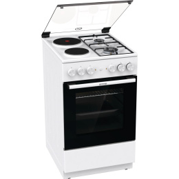 Плита комбинированная GORENJE, 71 л, паром AquaClean, 85 х 50 х 59.4 см, белый цвет GK5A11WG