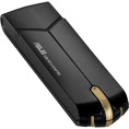 Адаптер беспроводной связи Wi-Fi ASUS USB-AX56 CRADLE WiFi 6 1201Mbps+574Mbps 5GHz/2.4GHz 90IG06H0-MO0R10 565284