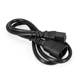 Кабель питания ExeGate Special EC-1S-C13- C14/3x1.0 IEC 320 C13 - IEC 320 C14, 3*1.0mm2, CCA, черный, 1м EX297769RUS