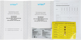 Газовая варочная поверхность Vitek VGH 6410 MBK черный