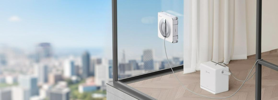 ECOVACS представила мойщик окон WINBOT W2 PRO OMNI, который работает без розетки