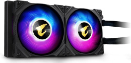 Жидкостная система охлаждения Gigabyte AORUS WATERFORCE 240, 2 x 120mm ARGB Fan, RTL {60} 552374 GP-AORUS WATERFORCE 240