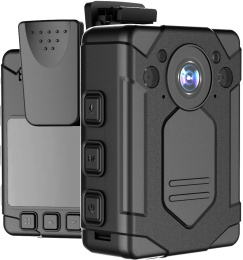 Видеорегистратор персональный BodyDVR 350 ТУ BY 692227983.002-2023 процессор: Ingenic T41, встроенная память: 64 GB, экран: 2", матрица: 5 МП CMOS, угол обзора: 140°, видео: до 2688×1512@30 fps, кодек: H.265, ИК-подсветка: до 15 м, позиционирование: GPS,
