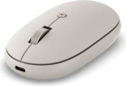 Мышь компьютерная Satechi OntheGo Bluetooth Mouse with USB-C Rechargeable Battery. Цвет: песочный (ST-MOTGW)