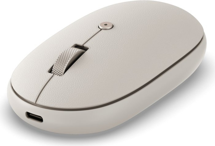 Мышь компьютерная Satechi OntheGo Bluetooth Mouse with USB-C Rechargeable Battery. Цвет: песочный (ST-MOTGW)