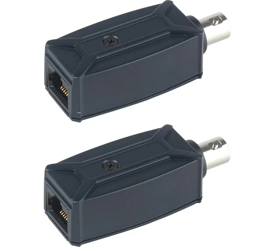 Удлинитель Ethernet SC&T IP01 пассивный комплект из 2-х приёмопередатчиков sct0486