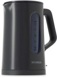 Чайник электрический Hyundai HYK-G4508 1.5л. 1700Вт серый/прозрачный корпус: стекло