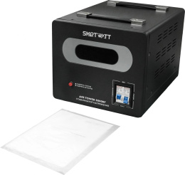 Стабилизатор напряжения Smartwatt AVR Tower 3000RF 3000ВА черный 4512020370007