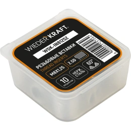 Резьбовые вставки WIEDERKRAFT M8x1,25, 2,5d, 10 предметов WDK-IN81252