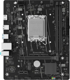 Материнская плата MAXSUN MS-Challenger H610M-H, LGA1700, H610, 2*DDR4, 3*SATA3, M.2, 2*USB 3.2, 4*USB 2.0, 1*PCIEx16, 1*PCIEx1, HDMI, mATX