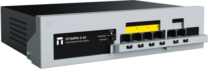 Коммутатор Netis ST106PDI-2-65, неуправляемый