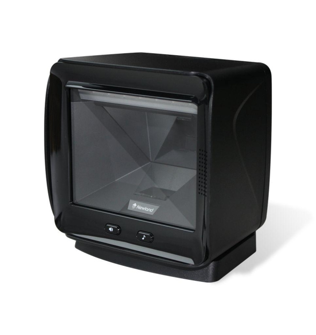сканер штрихкода стационарный Newland NLS-FR8080-20 FR80 2D CMOS Mega Pixel Large window vertical desktop scanner with "L" mounting bracket, 3 mtr USB cable and multiplug adapter.