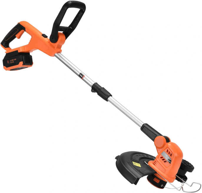 Триммер электрический ELFY EGT1801CBPS,  аккумуляторный,  18В,  4Ач,  с 1 АКБ, с ЗУ [100064189993]