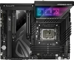 Материнская плата ASUS ROG MAXIMUS Z790 HERO, LGA1700, Z790, 4*DDR5, 6*SATA, 5*M.2, 9*USB 3.2, 2*USB4, Type-C, 3*PCIx16, HDMI, ATX; 90MB1CI0-M0EAY0