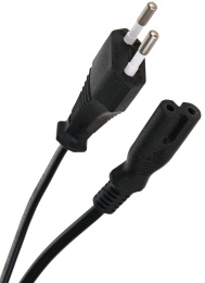 Кабель для аудио-видео техники EU 2-pin VCOM CE023-CU0.5-1.8M 1.8м