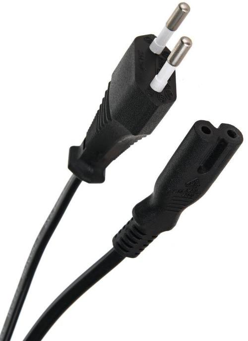 Кабель для аудио-видео техники EU 2-pin VCOM CE023-CU0.5-1.8M 1.8м